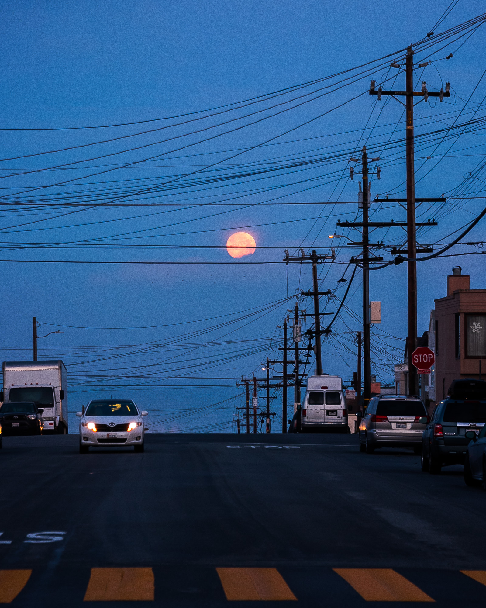 Blue Hour Street View