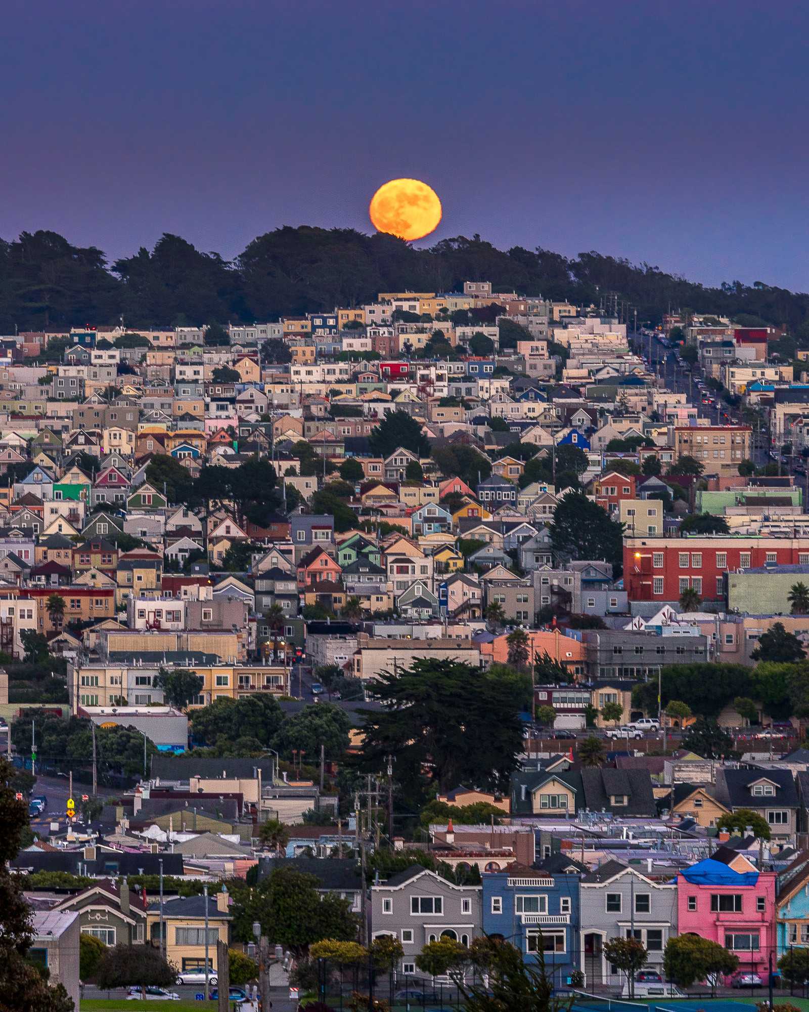 Bay Bridge Moonrise
