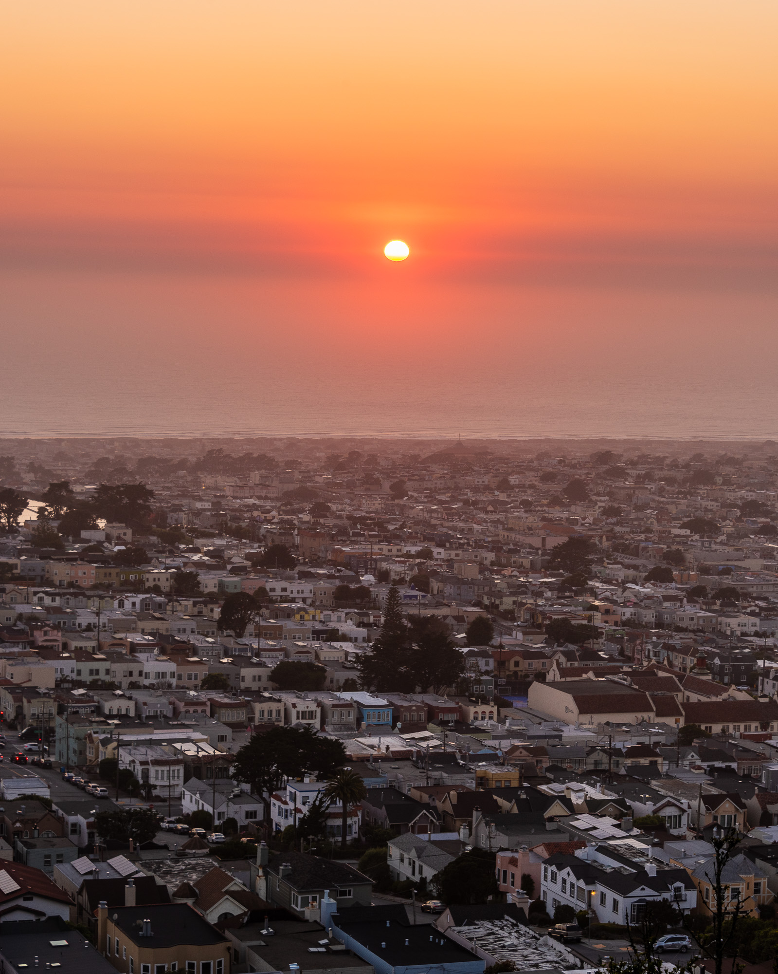 Sunset District smoke landscape